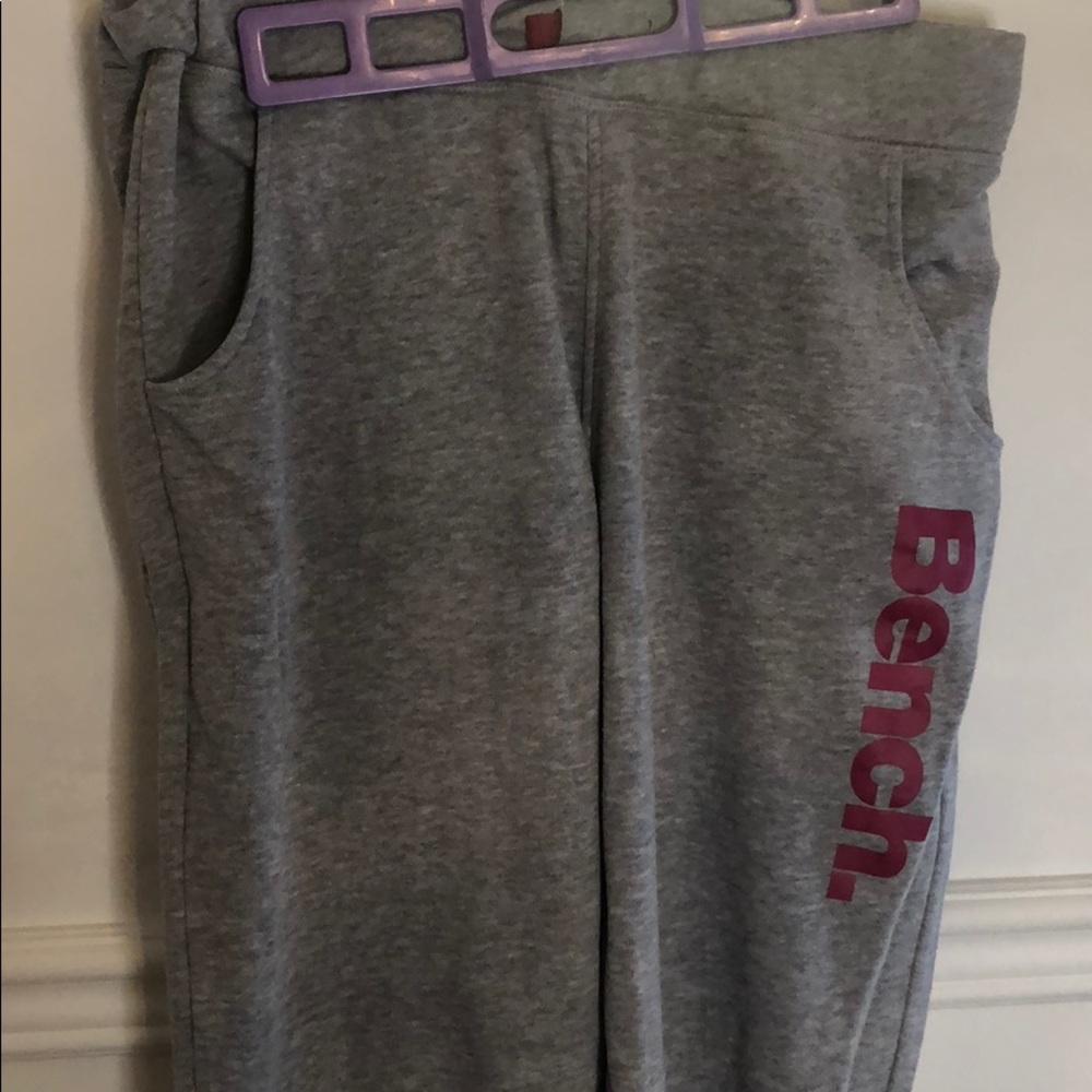 Grey and pink Bench sweatpants